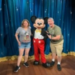 Me, Scott, and Mickey Mouse.