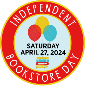 Independent bookstore day logo - April 27th